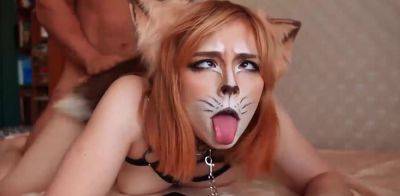 Cute Redhead Fox Deepthroat and Hard Fu on girlsporntube.one