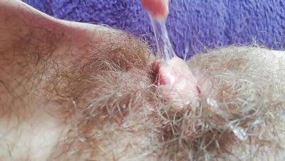 Hairy Pussy Close-Up: Big Clit Wet Compilation in HD on girlsporntube.one