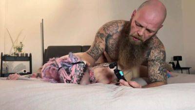 Daddy Roughly Anal Fucks Tattooed MILF in HD on girlsporntube.one