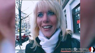 Skinny Blonde MILF Anna Lena Gets Anal Fuck in Public Pickup - Germany on girlsporntube.one