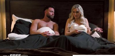 Kenzie Taylor and Seth have sex in bed on girlsporntube.one