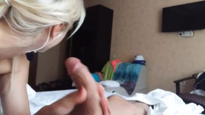 Hot Russian Blonde MILF Rides Big Dick and Sucks It Hard in Hotel Room - Russia on girlsporntube.one