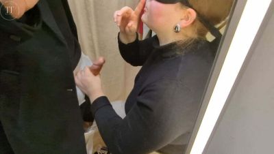 Risky Dressing Room Blowjob - Almost Caught by Employee - Cum Swallow in Public - Germany on girlsporntube.one