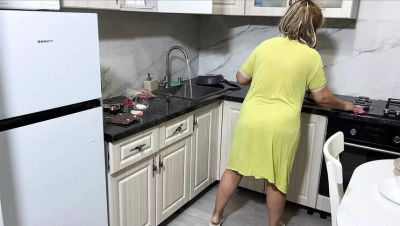 Stepmom Lets Step Son Fuck Her Ass After Feeding Him on girlsporntube.one