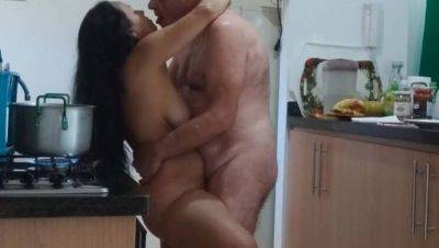 Hot Couple Garabas and Olpr Enjoy Cumming for Dessert in the Kitchen - 4K HD on girlsporntube.one