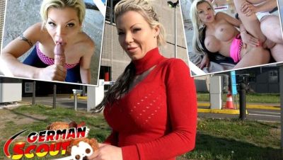 Big Boobs Blonde MILF Barbie Sins Fucked Hard in Risky Outdoor German Scout Adventure - Germany - city Berlin on girlsporntube.one