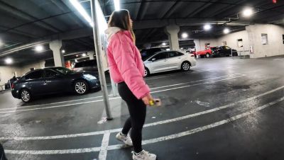 Teen Addy Broke Sucks Stranger's Dick in Car and Takes Cum in Mouth on girlsporntube.one