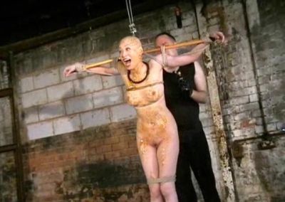 Master fucks woman in dirty BDSM wax games while she screams for mercy on girlsporntube.one