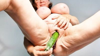 Hot Granny Solo Masturbation with Big Cucumber - Mariaold on girlsporntube.one